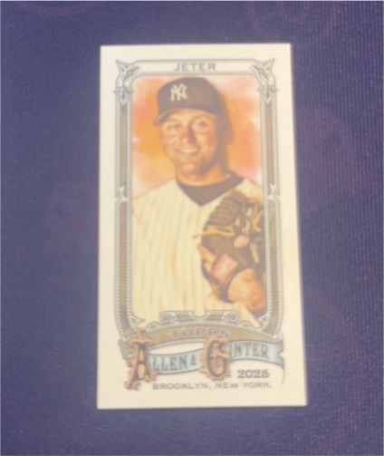 2025 Topps Allen & Ginter Mini #21 Derek Jeter — front