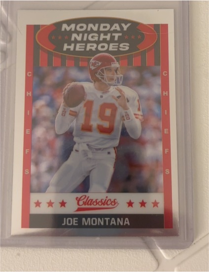 2021 Panini Classics Monday Night Heroes #MNH-7 Joe Montana — front