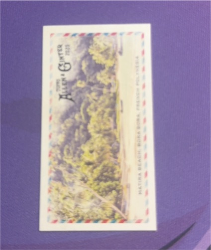 2025 Topps Allen & Ginter Mini #BI-29 Beachin It Eagle Beach — front