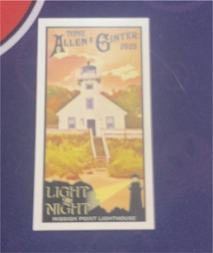 2025 Topps Allen & Ginter #LTN-25 Mission Point Lighthouse — front