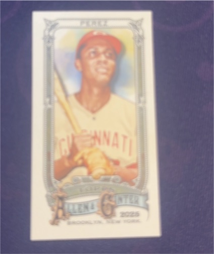 2025 Topps Allen & Ginter Mini #314 Tony Perez — front