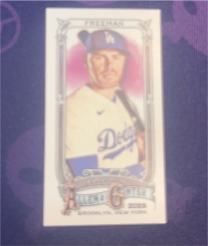 2025 Topps Allen & Ginter Mini #69 Freddie Freeman — front