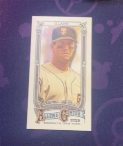 2025 Topps Allen & Ginter #157 Will Clark — front
