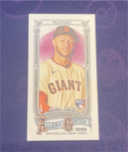 2025 Topps Allen & Ginter Mini #228 Grant McCray — front