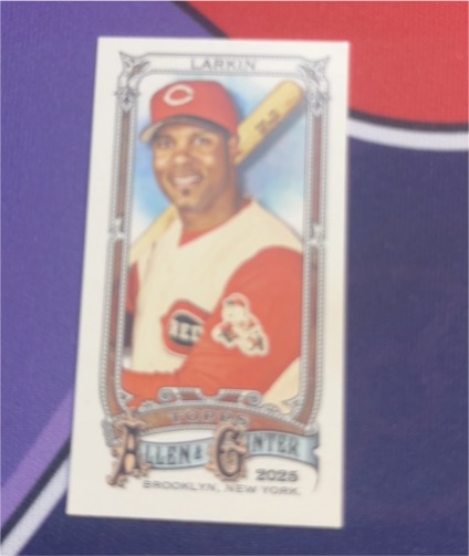 2025 Topps Allen & Ginter Mini Barry Larkin — front