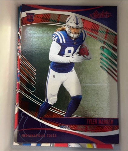 2025 Panini Absolute #195 Tyler Warren — front