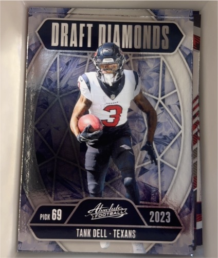 2025 Panini Absolute #DD-TDL Tank Dell Draft Diamonds — front