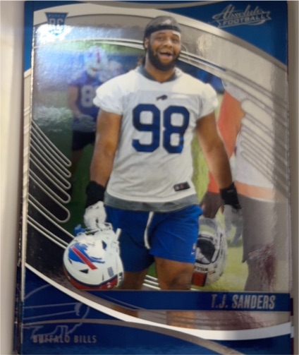 2025 Panini Absolute #180 T.J. Sanders — front