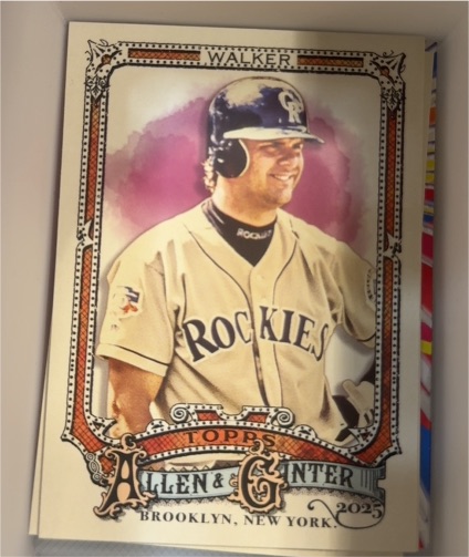 2025 Topps Allen & Ginter #335 Larry Walker — front