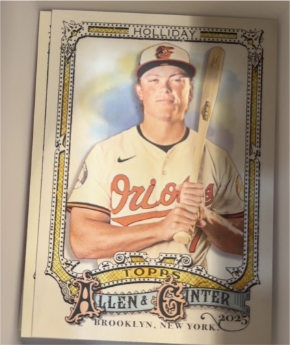 2025 Topps Allen & Ginter #194 Jackson Holliday — front