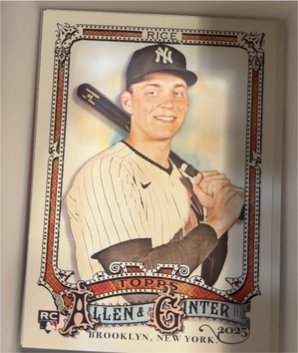 2025 Topps Allen & Ginter #104 Ben Rice — front