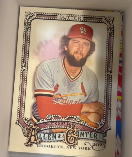 2025 Topps Allen & Ginter #313 Bruce Sutter — front