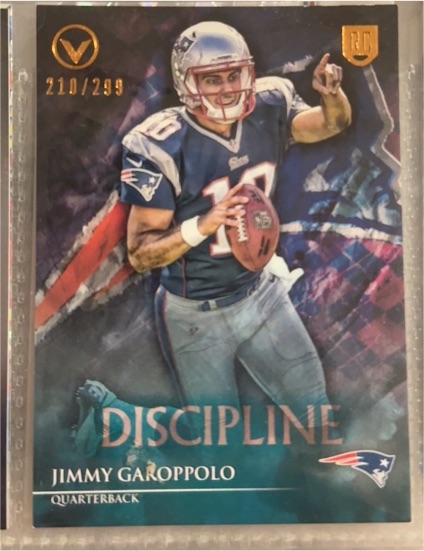 2014 Topps Valor #68 Jimmy Garoppolo Discipline — front
