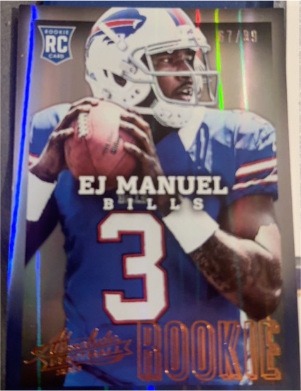 2013 Panini Absolute #130 EJ Manuel — front