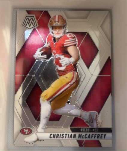 2025 Panini Mosaic #179 Christian McCaffrey — front