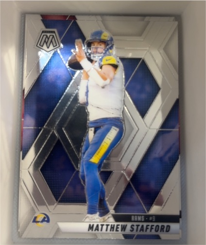 2025 Panini Mosaic #9 Matthew Stafford — front