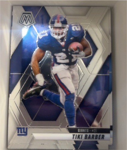 2025 Panini Mosaic Football #12 Tiki Barber — front
