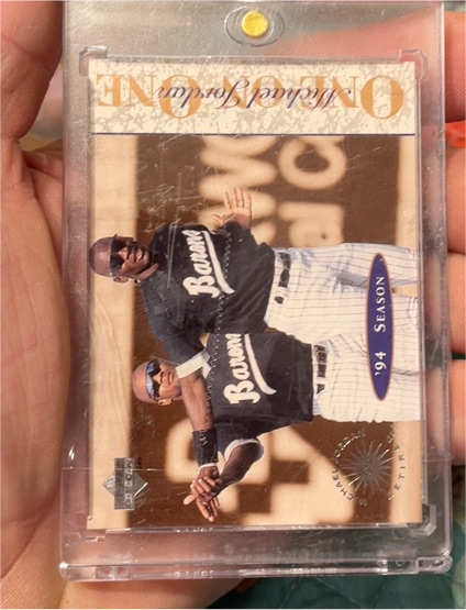 1994 Upper Deck One On One #7 Michael Jordan — front