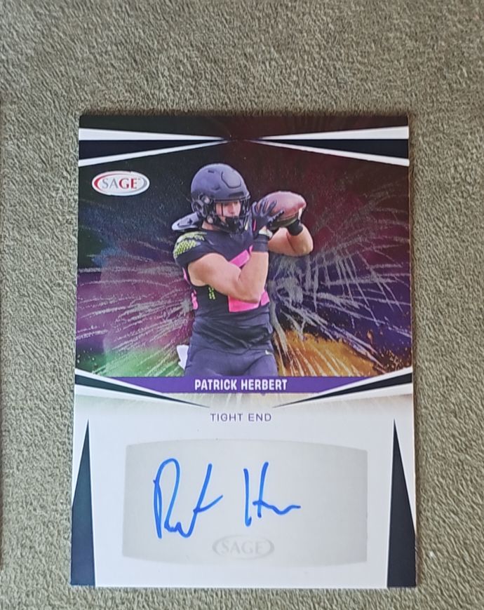 2025 Sage Football #A-PH Patrick Herbert — front