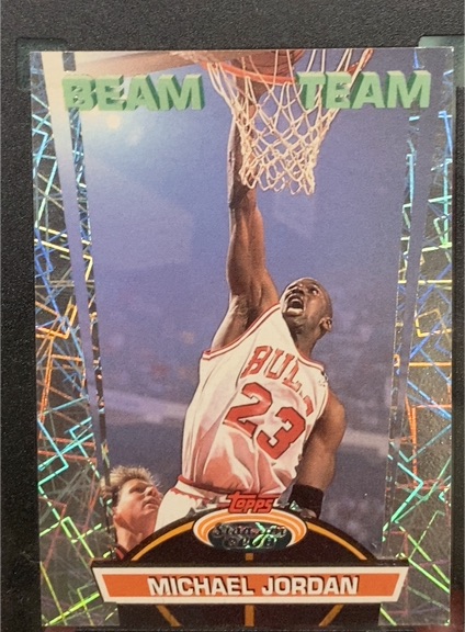 1992-93 Topps Stadium Club Beam Team #1 Michael Jordan — front