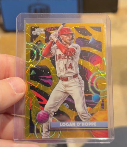2025 Topps Cosmic Chrome #161 Logan O'Hoppe — front