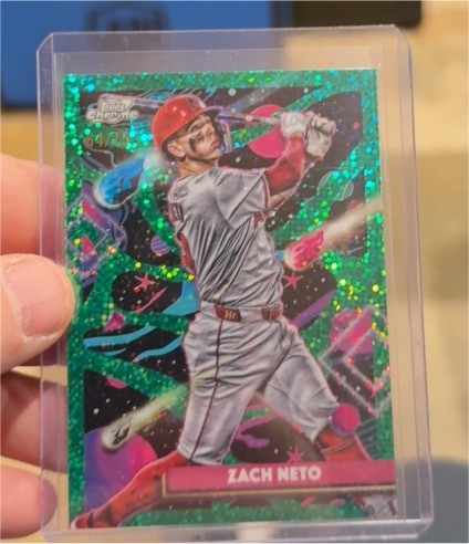 2025 Topps Chrome Cosmic #046 Zach Neto — front