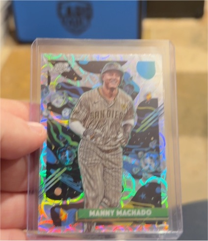 2025 Topps Cosmic Chrome Manny Machado Refractor — front