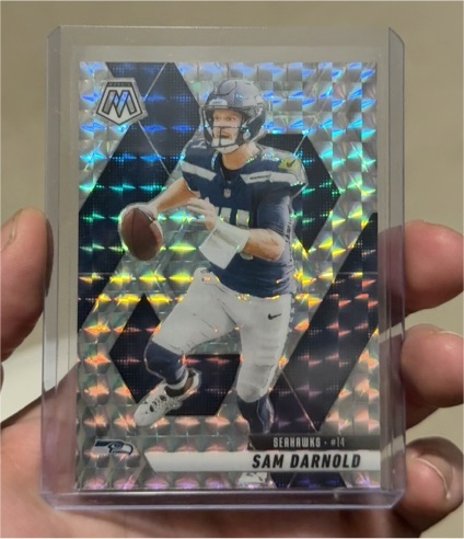 2025 Panini Mosaic #14 Sam Darnold — front