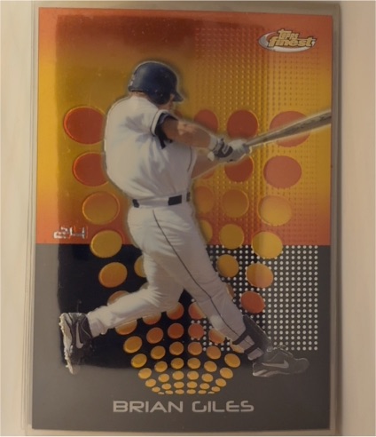 2004 Topps Finest #65 Brian Giles — front