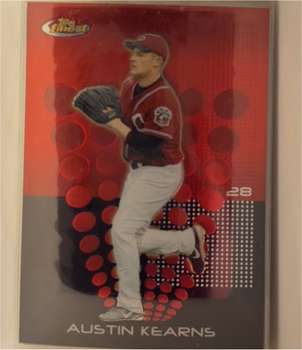 2004 Topps Finest #68 Austin Kearns — front