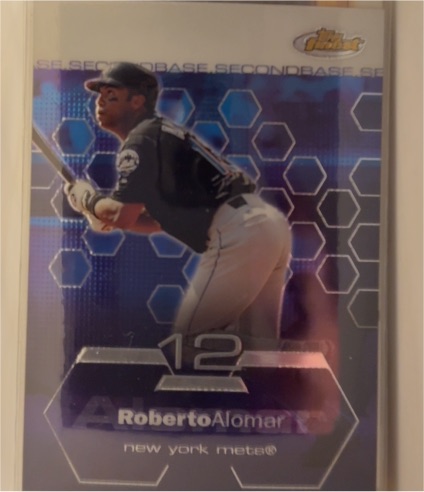 2003 Topps Finest #9 Roberto Alomar — front