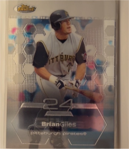 2003 Topps Finest #24 Brian Giles — front
