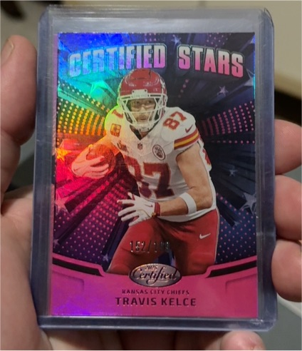 2025 Panini Certified #CST-TKE Travis Kelce — front