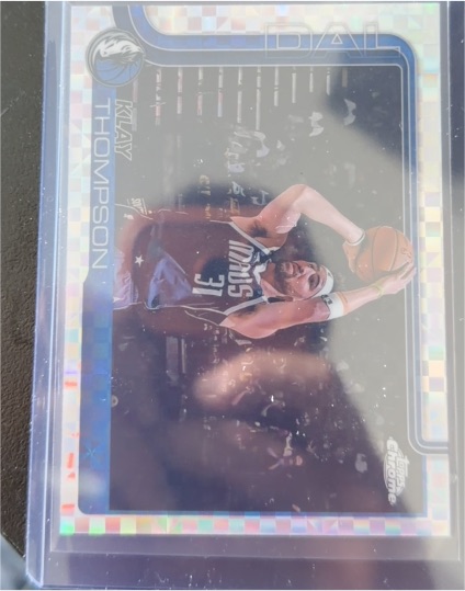 2025 Topps Chrome #DIAL Klay Thompson — front
