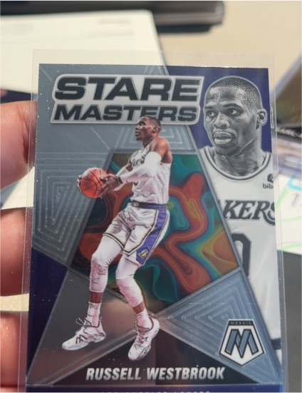 2021-22 Panini Mosaic #2 Stare Masters Russell Westbrook — front