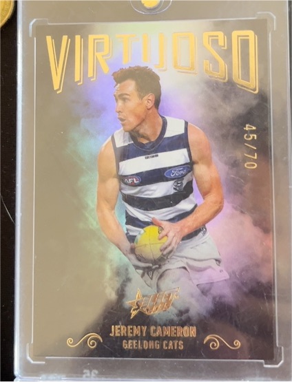 2022 Select AFL Footy Stars Virtuoso #Jeremy Cameron — front