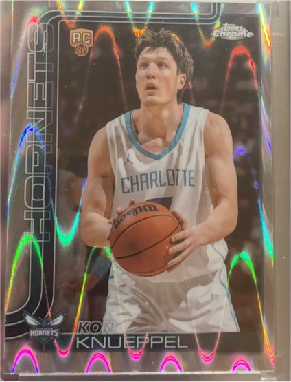 2025-26 Topps Chrome #254 Kon Knueppel Rookie — front