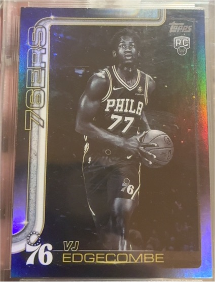 2025-26 Topps #203 VJ Edgecombe — front