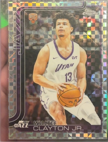 2025-26 Topps Chrome #268 Walter Clayton Jr. — front