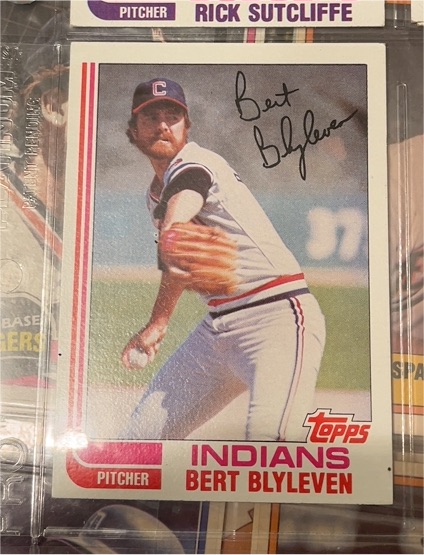 1982 Topps #685 Bert Blyleven — front