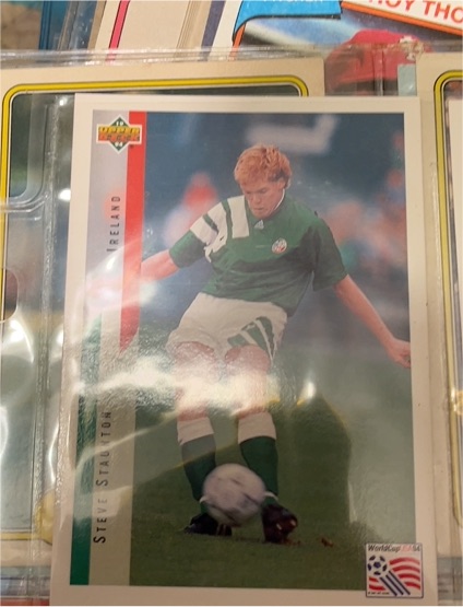1994 Upper Deck World Cup English/Spanish #208 Steve Staunton — front