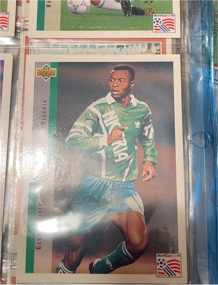 1994 Upper Deck #165 George Finidi — front