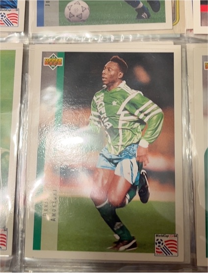 1994 Upper Deck World Cup #197 Daniel Amokachi — front