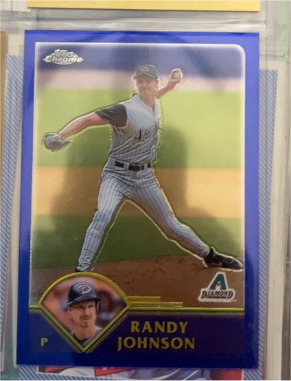 2003 Topps Chrome #230 Randy Johnson — front