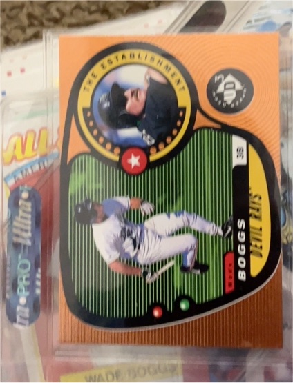 1998 Upper Deck UD3 The Establishment #TE22 Wade Boggs — front