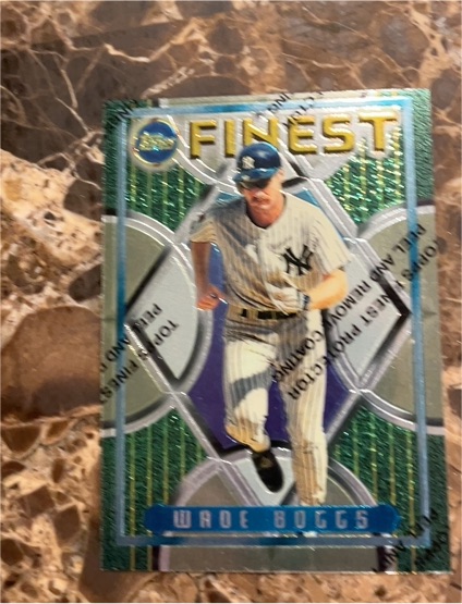 1995 Topps Finest #176 Wade Boggs — front