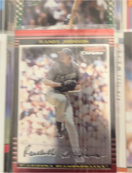 2002 Bowman Chrome #79 Randy Johnson — front