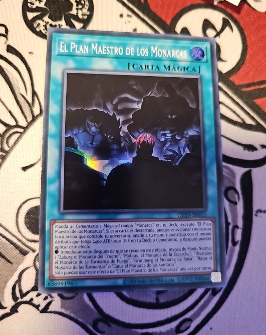 2020 Yu-Gi-Oh! OP29-SP012 El Plan Maestro de los Monarcas — front