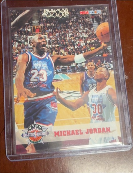 1993 NBA Hoops #257 Michael Jordan All-Star Weekend — front