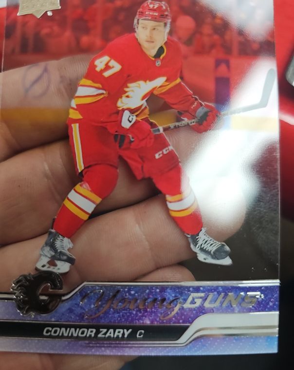 2023-24 Upper Deck Series 2 #496 Connor Zary Young Guns Rookie — front